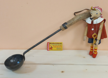 Черпак кованный для бани MS-75, 58*10*7 см (200 мл)