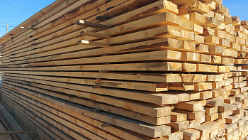 Доска профилированная 50x150x6000 хвоя, ТУ 3-4 сорт (вл.>45%, код 16.10.2) 