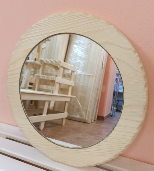 Зеркало с рамой круглое 400*400